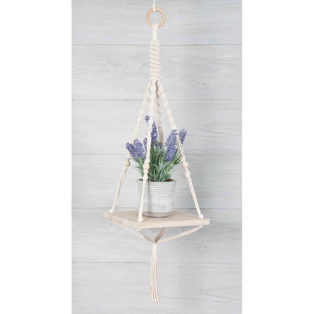 Macramé Decorative Hanging Kit - Hanging Shelf -  by Solid Oak