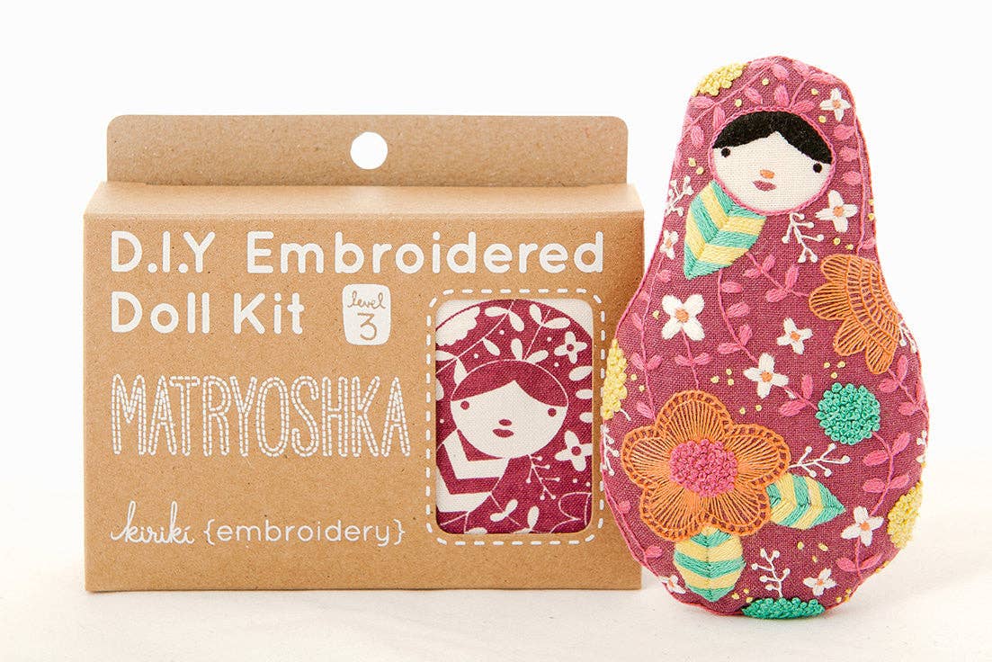 Kiriki Press - Matryoshka - Embroidery Kit