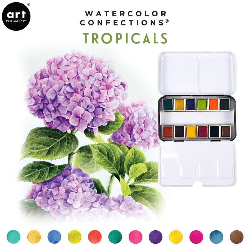 Art Philosophy - Watercolor Confections - Tropicals