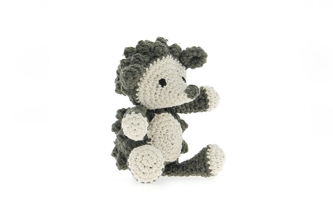 Hazel Hedgehog Hoooked Crochet Kit with Eco Barbante Yarn